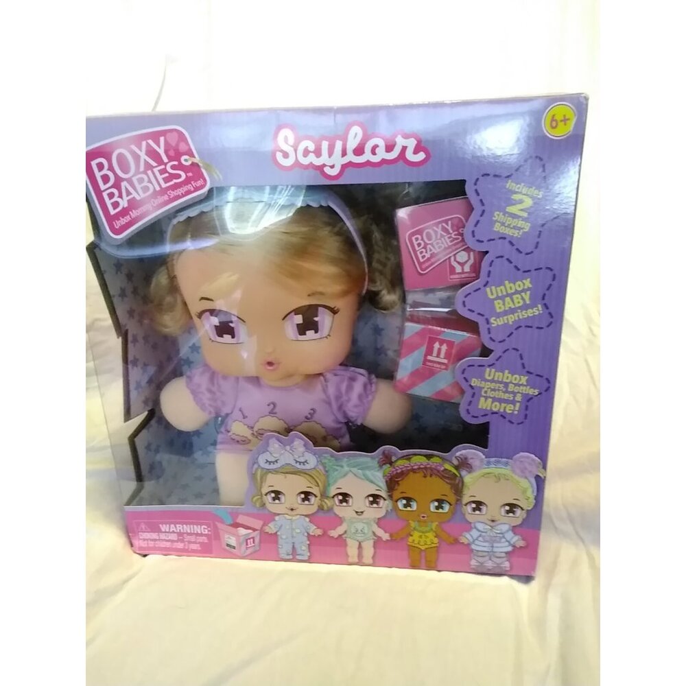 Boxy Babies Saylor Jay@Play Doll Series 1 Unbox Mommy‎ Online Shopping Fun New